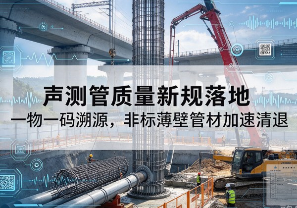 霍林郭勒声测管质量新规落地，一物一码溯源，非标薄壁管材加速清退